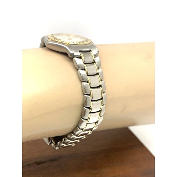 Ebel Women's Watch Swiss Quartz Diamond Mother of Pearl Dial Two Tone 18k Steel - Picture 12 of 14